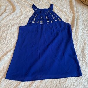 Japna Royal Blue Halter Top
